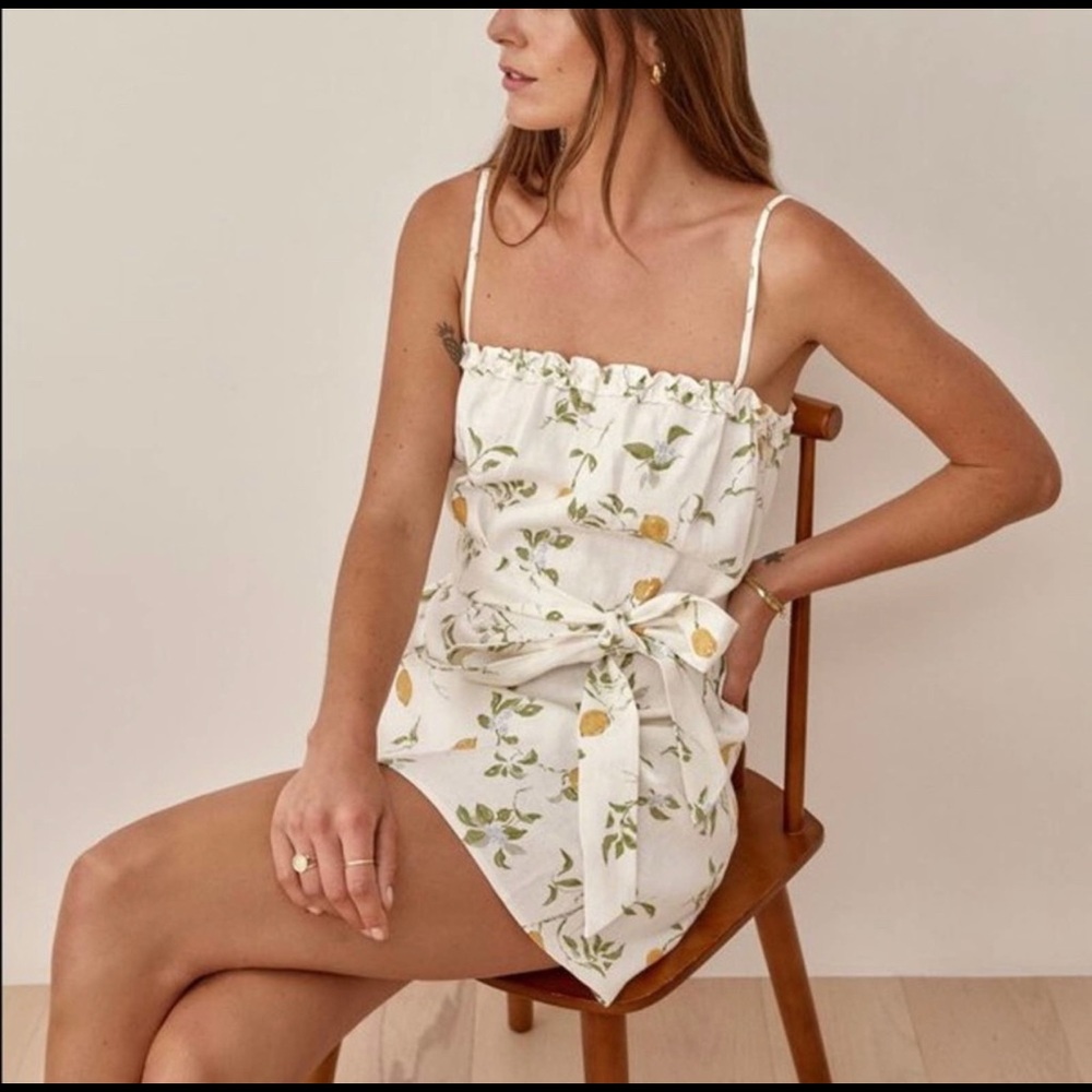 Reformation Ama Linen Dress